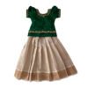 Readymade Embroidered Kids Lehenga for Girls Kerala South Indian Pattu Pavadai Langa for Kids